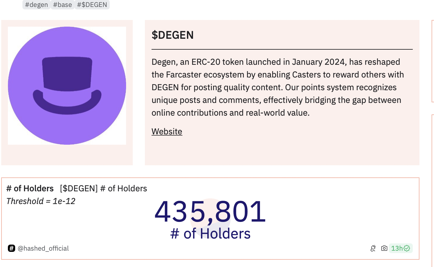 Base | Farcaster融资1.5 亿美元，追更$Degen大主角的币圈爽文